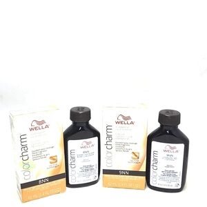 Lot of 2 Wella 8NN intense light blond & 9NN intense very light blond hair color